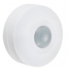 Датчик движения ДД 025 белый, 1200Вт, 360 гр.,6М,IP20,  LDD11-025-1200-001  IEK