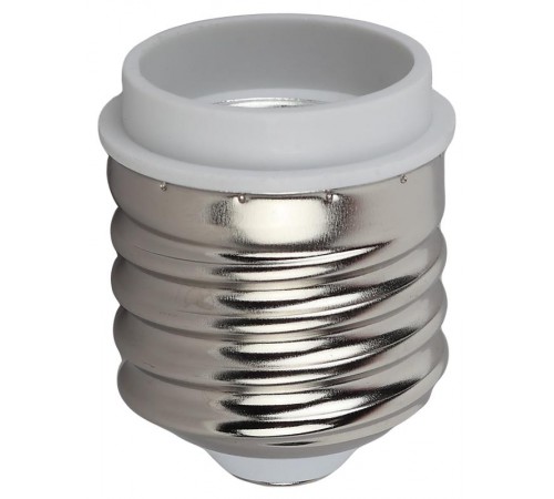 Переходник E40-E27, пластик, белый  Б0043742  ЭРА