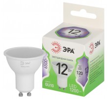 Лампа светодиодная  GREEN LINE LED MR16-12W-865-GU10 GL GU10 12 Вт софит холодный свет  Б0067074  ЭРА