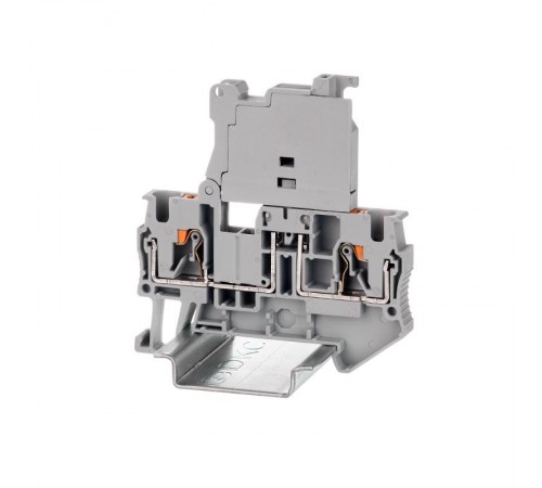 Клемма для предохранителя, зажим push-in, 2 точки подключения, 4 кв.мм, серая  VPR-4-HESI  DKC