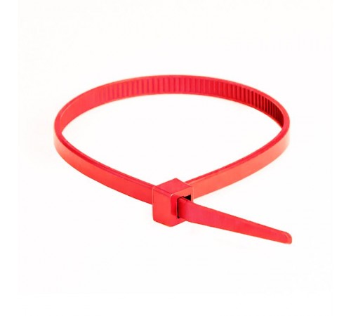 Хомут P6.6 стандартный, красный 4,8x300  25217SRCR  DKC