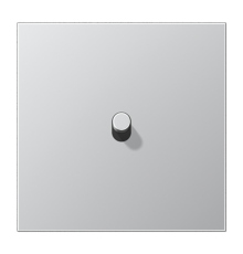 Центральная плата для выключателей, 1 пост, 1 тумблер, цилиндр; металл; алюминий; LS1912  AL12-0R0  Jung