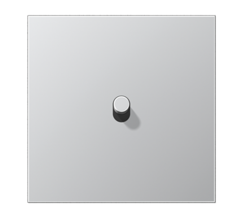 Центральная плата для выключателей, 1 пост, 1 тумблер, цилиндр; металл; алюминий; LS1912  AL12-0R0  Jung