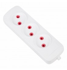Колодка 3 гнезда без заземления "Эконом"  11-8711  PROconnect