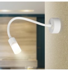 Светильник настенный бра WL 34 WH 3Вт IP20 белый  Б0056394  ЭРА