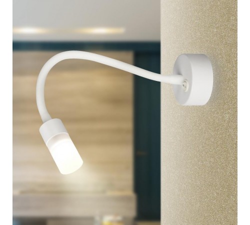 Светильник настенный бра WL 34 WH 3Вт IP20 белый  Б0056394  ЭРА