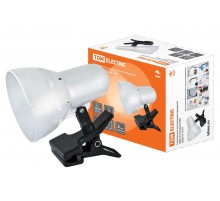 Светильник настольный прищепка 40Вт, E14 белый  SQ0337-0107  TDM