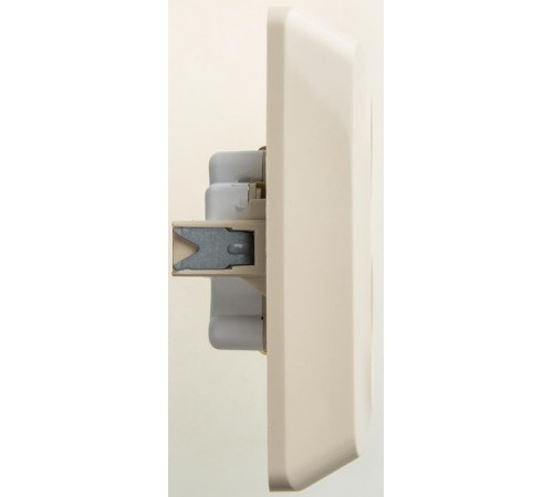 Этюд Кремовый С/У Розетка 2-ая с заземлением со шторками 16А 250B  PC16-108K  SE