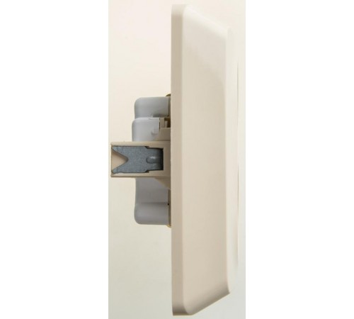 Этюд Кремовый С/У Розетка 2-ая с заземлением со шторками 16А 250B  PC16-108K  SE