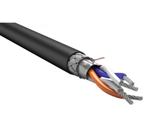 ITK Кабель RS-485 1х2х0,6 нг(А)-HF черный (200м)  RC3-RS485-01-SF-2209  ITK