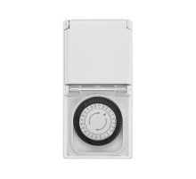Розетка с механическим таймером в защитном корпусе IP 44 RX - 23  11-6003  REXANT