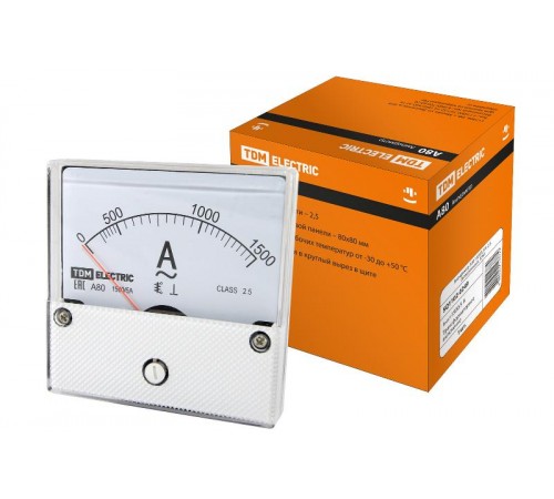 Амперметр А80 1500А/5А-2,5, (поверенный),   SQ1102-0249  TDM