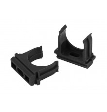 ЭРА Крепеж-клипса (черный) для трубы d 20мм  Б0044176  ЭРА