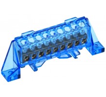 TEKFOR Шина N "ноль" в комбинированном DIN-изоляторе "Стойка" 6х9-9-С  TF-NN10-09-DP-K07  IEK