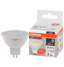 Лампа светодиодная LVMR1650 6SW/840 6Вт 4000К 230V GU5.3   4058075582637  Osram