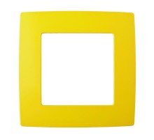 Рамка на 1 пост 12-5001-21  ,  жёлтый  Б0019386  ЭРА