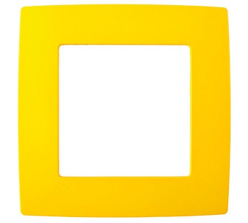 Рамка на 1 пост 12-5001-21  ,  жёлтый  Б0019386  ЭРА