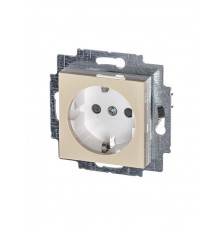 ABB Levit Слоновая кость / белый Розетка с з/к со шторками 16А  5520H-A03457 17W  2CHH203457A6017  ABB