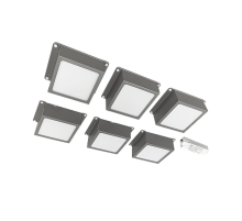 Светильники светодиодные для грильято "домино" PPL 089/G OPAL 42W 6500K GREY IP40 /комплект 6 шт + драйвер/   для ячейки 100х100мм  .5060173  Jazzwa