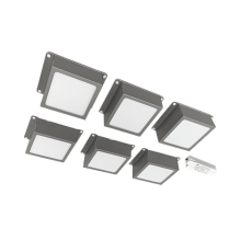 Светильники светодиодные для грильято "домино" PPL 089/G OPAL 42W 4000K GREY IP40 /комплект 6 шт + драйвер/   для ячейки 100х100мм  .5060159  Jazzwa