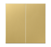 Двойная клавиша для балансирных механизмов выключателей (кнопок), в комплекте с CD95HP (крепежный элемент); металл; латунь classic; Messing  ME2995C 