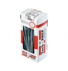 Саморезы универсальные 120х6,0 мм (50 шт) оцинкованные - коробка с окном ( 0,705 кг)  102214  Tech-KREP