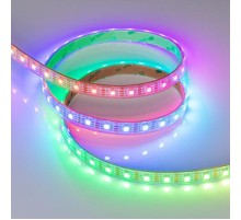 Светодиодная лента герметичная SPI-P-B60-12mm 5V RGB-PX1-BPT (12 W/m, IP66, 5060, 5m) (Arlight, бегущий огонь)  041167  Arlight