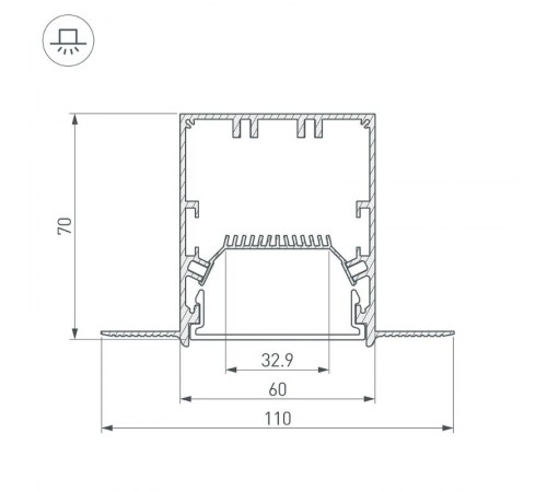 Угол SL-LINIA55-FANTOM-135 (arlight, Металл)  030129  Arlight