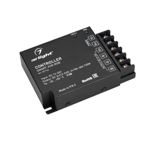 Контроллер SMART-K28-RGB (12-24V, 3x10A, 2.4G)  027134  Arlight