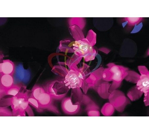 Светодиодное дерево "Сакура", высота 1,5м, диаметр кроны 1,8м, фиолетовые светодиоды, IP 54, понижающий трансформатор в компл.  531-106  NEON-NIGHT