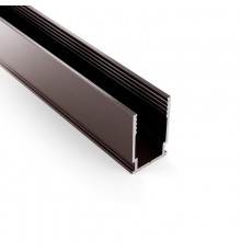 Профиль алюминиевый анодированный для гибкого неона 8х16мм, 2м, коричневый  134-098  NEON-NIGHT