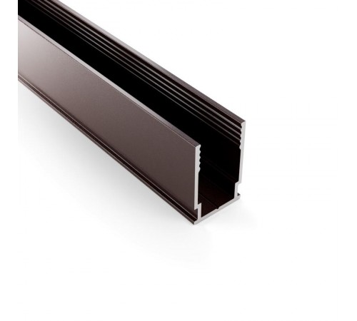 Профиль алюминиевый анодированный для гибкого неона 8х16мм, 2м, коричневый  134-098  NEON-NIGHT