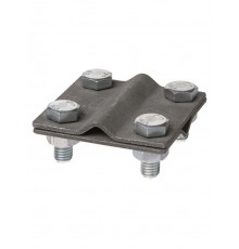 Зажим соединительный крестовой 4-х болтовой прут-прут 6-12 мм, термодиффузия   SQ2401-0037  TDM