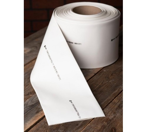 Термоусаживаемая трубка ТУТ нг 100/50 белая рулон PROxima  tut-100-w  EKF