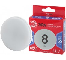 Лампа светодиодная RED LINE LED GX-8W-865-GX53 R GX53 8Вт таблетка холодный дневной свет  Б0045333  ЭРА