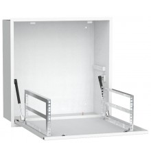 ITK LINEA R Шкаф встр. потол. 4U 600х600мм дв. мет. белый  LR16-4U66-MF  ITK