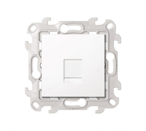 Simon 24 Белый Комп. розетка 1-ая RJ45 кат 5e UTP  2410598-030  Simon