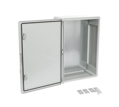 Корпус пластиковый с монтажной панелью ЩМП IP65 серая дверь 700х500х250  PR08.26487  Промрукав
