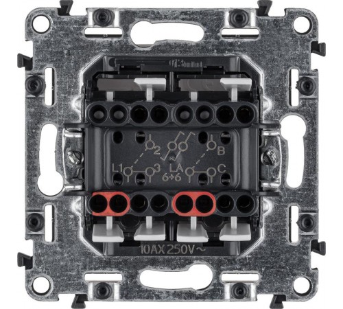 Valena LIFE DIY Белый Переключатель 2-клавишный 10А 250В  752408  Legrand