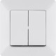 Valena LIFE DIY Белый Переключатель 2-клавишный 10А 250В  752408  Legrand