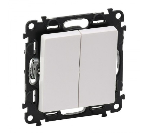 Valena LIFE DIY Белый Переключатель 2-клавишный 10А 250В  752408  Legrand
