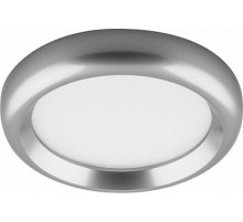 Светильник светодиодный встраиваемый декоративный AL614, 7W, 560 Lm, 4000К, серебро  28916  FERON