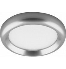 Светильник светодиодный встраиваемый декоративный AL614, 7W, 560 Lm, 4000К, серебро  28916  FERON