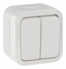 TORS Выключ. двухкл. 10А IP55 TS305 белый  TS-V20-0-10-55-K01  IEK