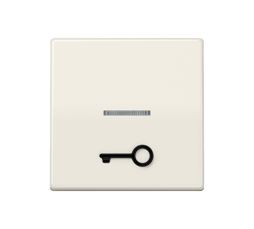 Клавиша для выключателя с окошком для подсветки и символом "замок"; слоновая кость AS591T1KO5 Jung