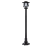 Светильник садово-парковый   ДТУ 07-8-004 Валенсия 3 черный 6 гранный напольный IP44 светодиодный 8Вт 3000K   Б0064232  ЭРА
