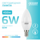 Лампа светодиодная LED 6Вт E14 220В 4100К Elementary свеча  33126  Gauss