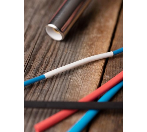 Термоусаживаемая трубка ТУТ нг 8/4 белая EKF PROxima  tut-8-w  EKF