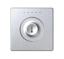 Сенсорный 1-кл выключатель с тематической маркировкой Т3, регулирования, алюминий  8000615-093  Simon