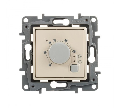 Etika Слоновая кость Термостат д/пола  672330  Legrand